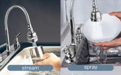 EXCELFU lever handles with quarter-turn stops for precise control