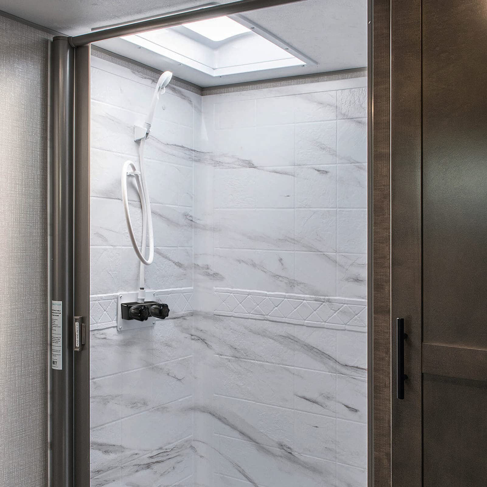 EXCELFU RV shower faucet waterway design ensures reliable, aerated water flow