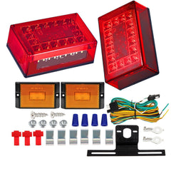 EXERAUO 6-inch boat trailer lights front view with high visibility on water signaling