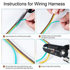 EXERAUO brown 14AWG CCA trailer wire for tail light and accessory use.