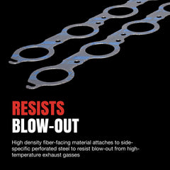 Exhaust manifold replacement with Fel-Pro kit supports proper engine sealing.