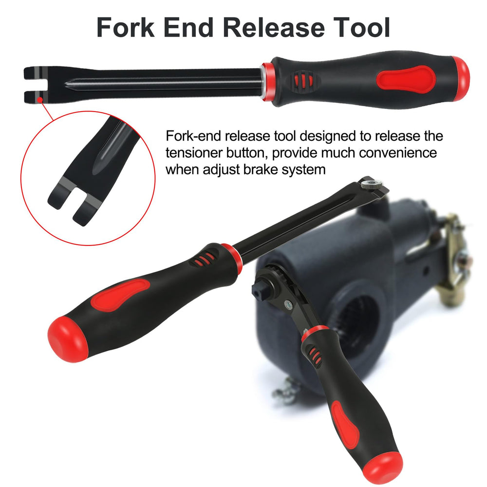 EXJIOTA slack adjuster tools with rubber grip handles for comfortable use