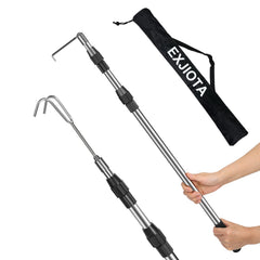 EXJIOTA truck cargo grabber extended to 6 feet for easy reach in truck beds.