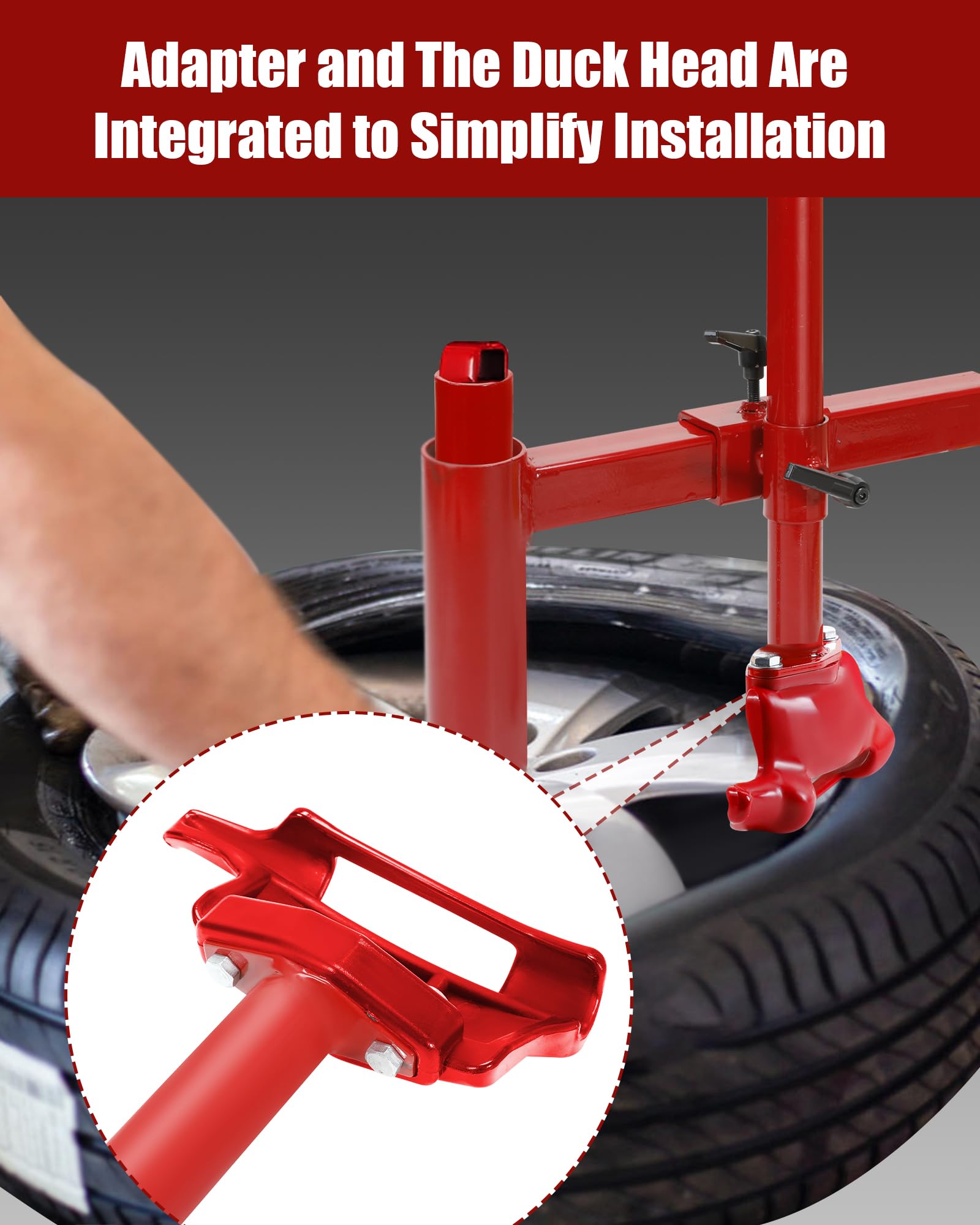 EXODIOS aluminum fixed-handle design shown for firm grip and easy rotation.