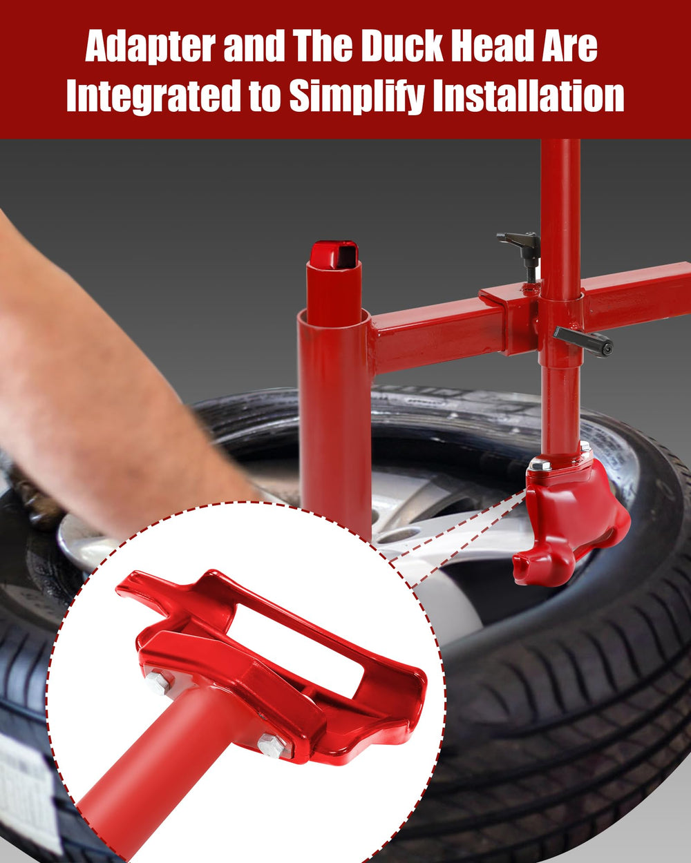 EXODIOS aluminum fixed-handle design shown for firm grip and easy rotation.