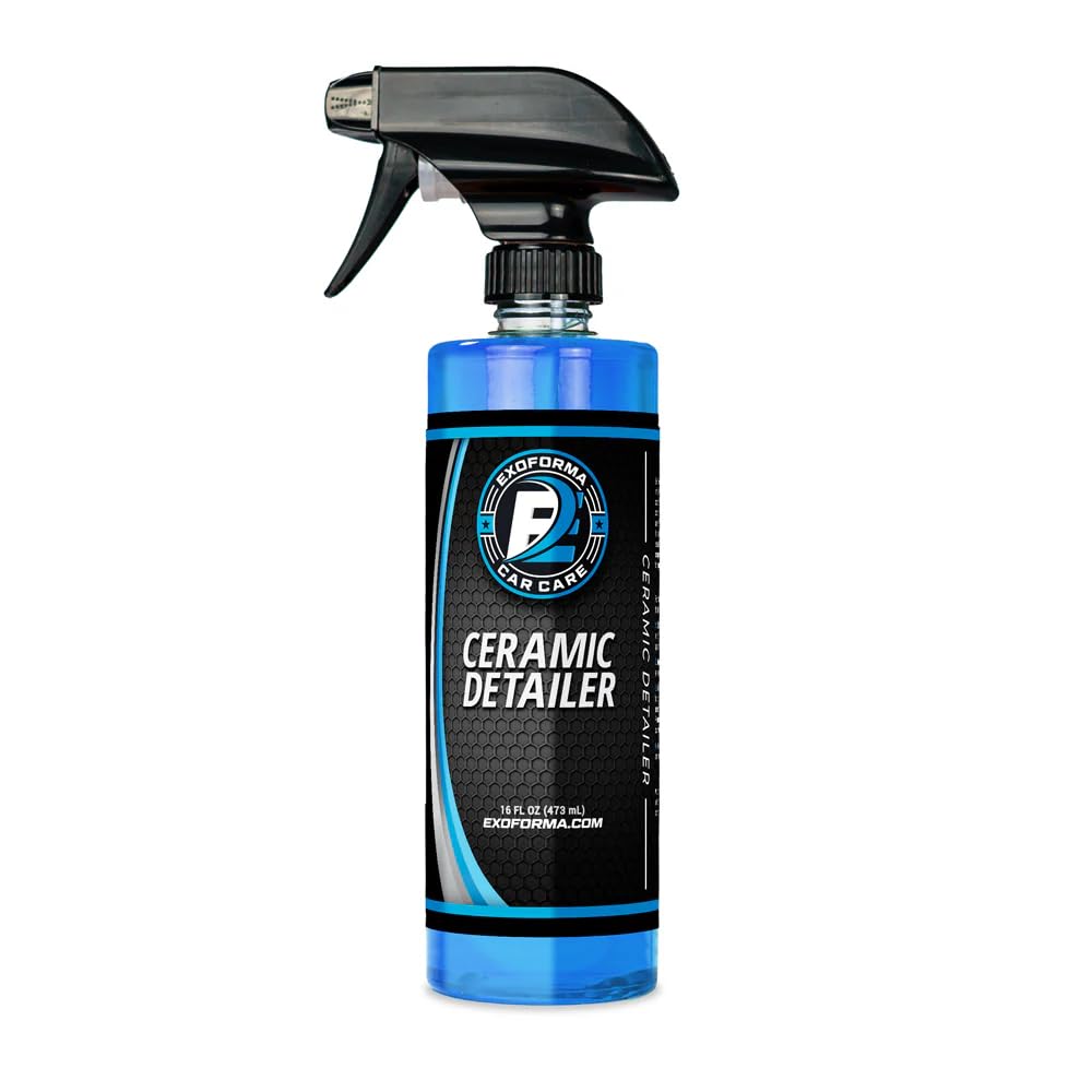 ExoForma Ceramic Detailer bottle-pour provides high-gloss protection for exterior finishes.