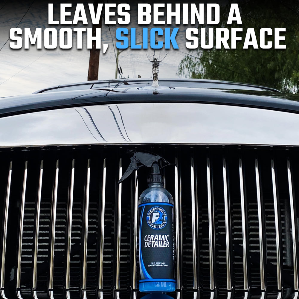 ExoForma Ceramic Detailer easy-clean-finish makes grime removal quick and effortless.