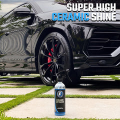 ExoForma Ceramic Detailer spray-application enhances hydrophobic beading on vehicles and boats.