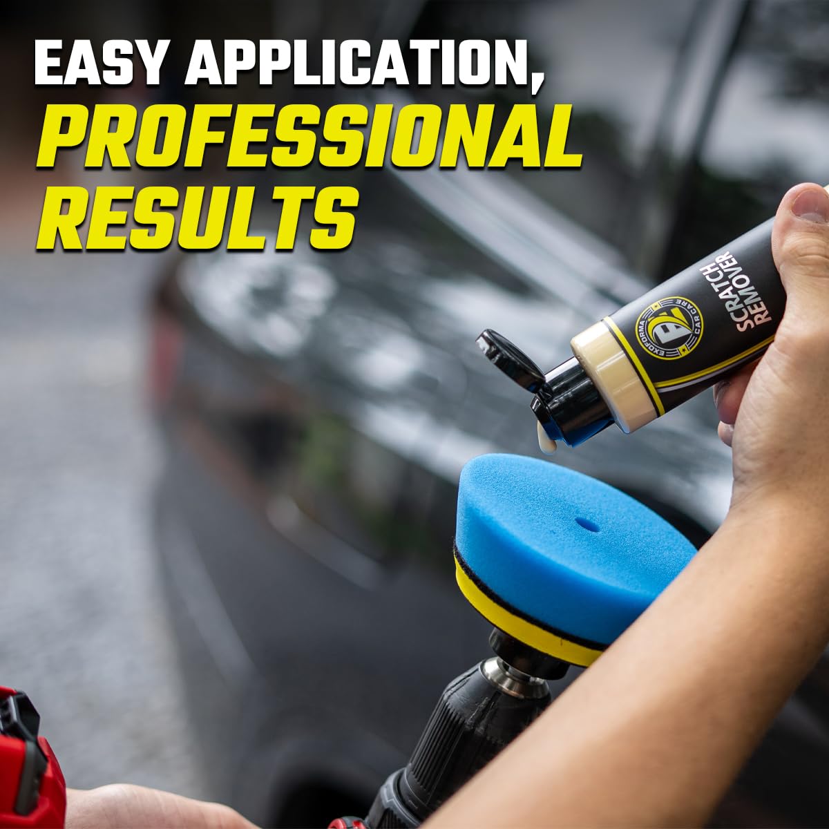 ExoForma clear coat safe formula corrects minor defects without masking issues.