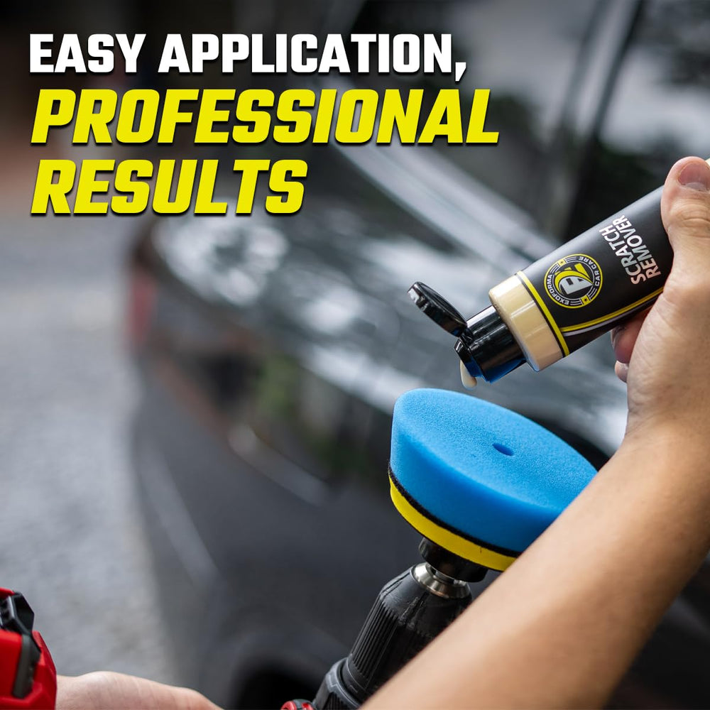 ExoForma clear coat safe formula corrects minor defects without masking issues.