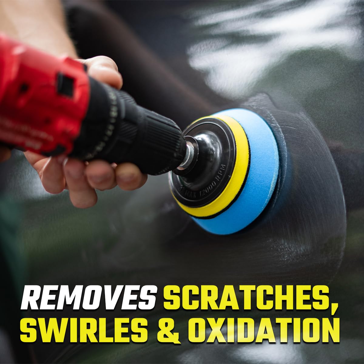 ExoForma drill attachment speeds up paint correction for larger areas.