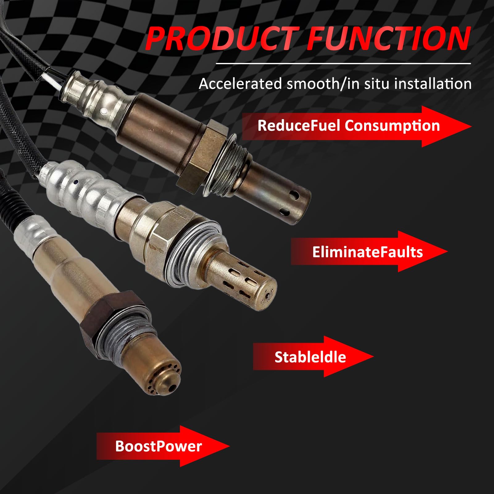 EXPEDE 2344668 O2 sensor for GMC Sierra 1500 supports steady operation.