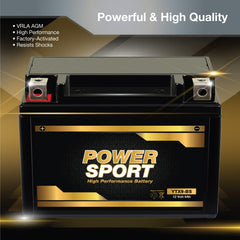 ExpertPower YTX9-BS 180 CCA label emphasizes strong cold-start power.