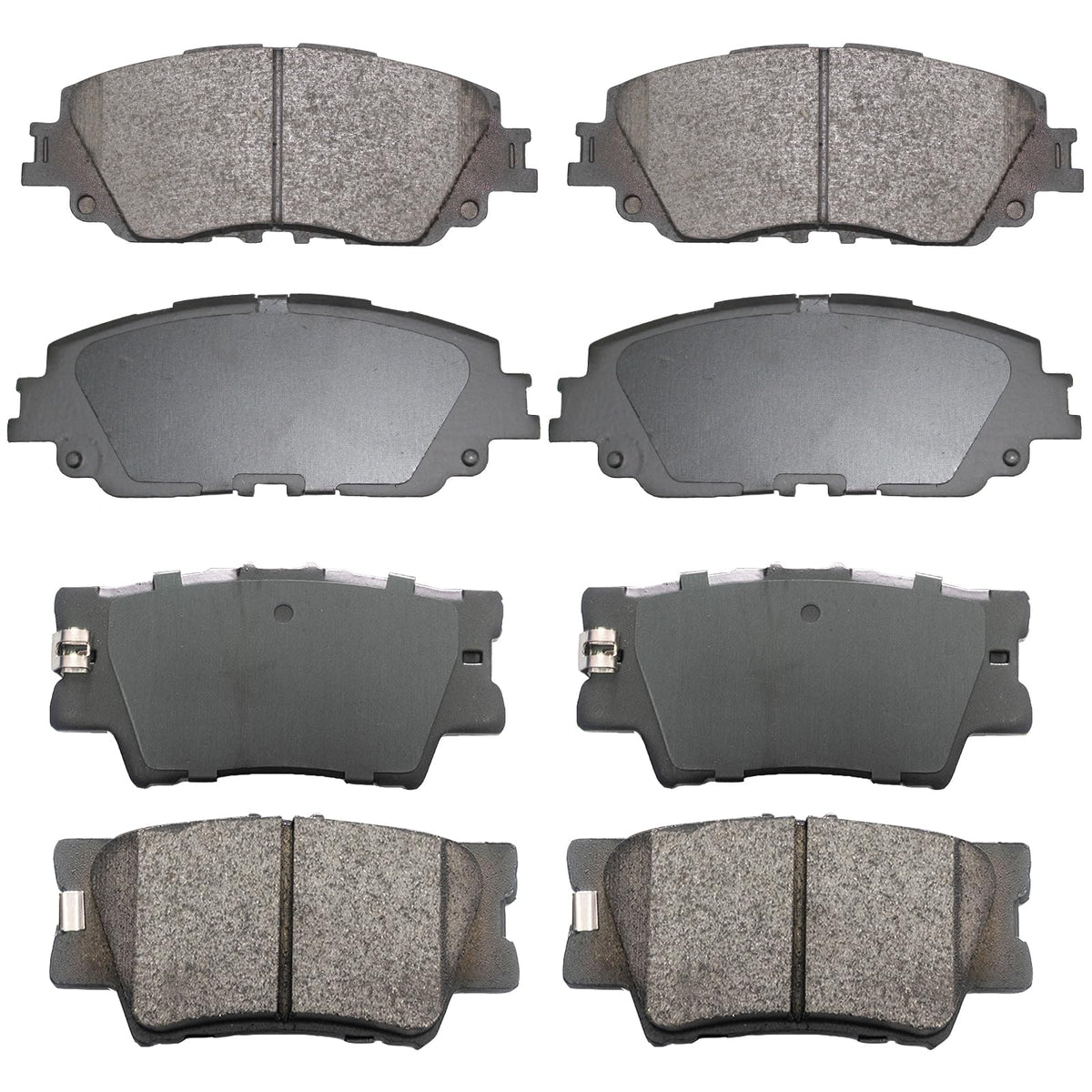 EXPPOWER front-rear ceramic brake pads for Camry 2018-2020 with low dust and smooth stopping