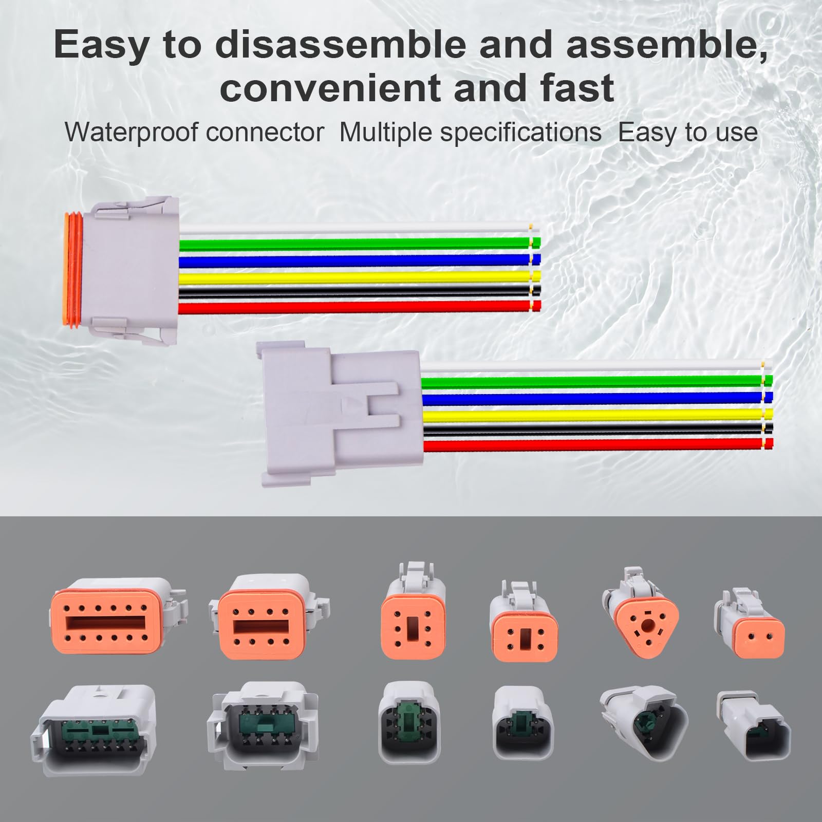 Exqutoo tin-plated copper pins deliver high conductivity and corrosion resistance.