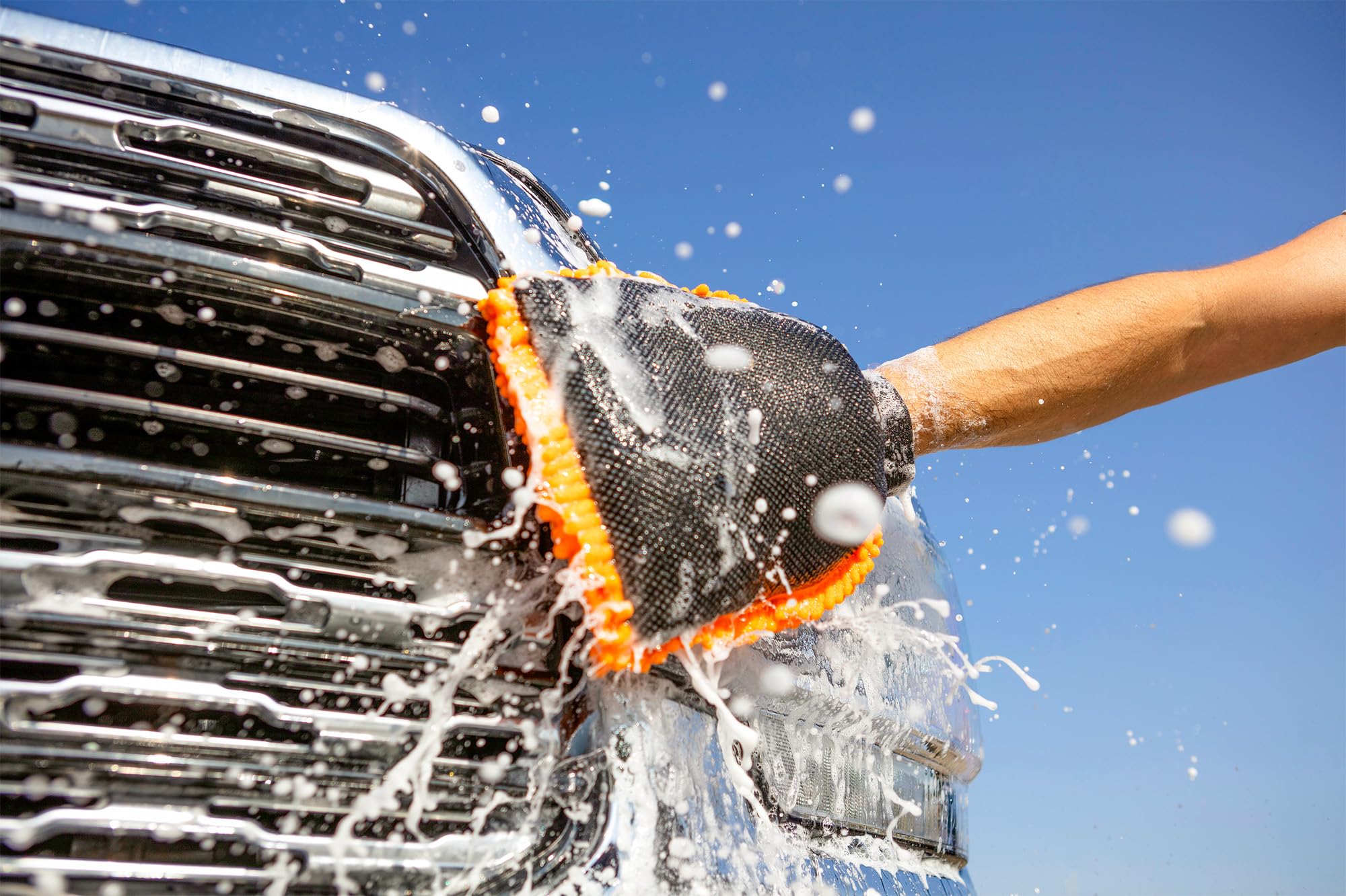 EXTEND-A-REACH full kit storage for organized car wash tools.