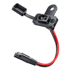 EXTRACTME charging bracket front view with external SAE port for easy charging