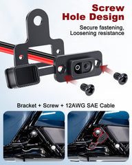 EXTRACTME no drill installation bracket preserves Harley bodywork during setup