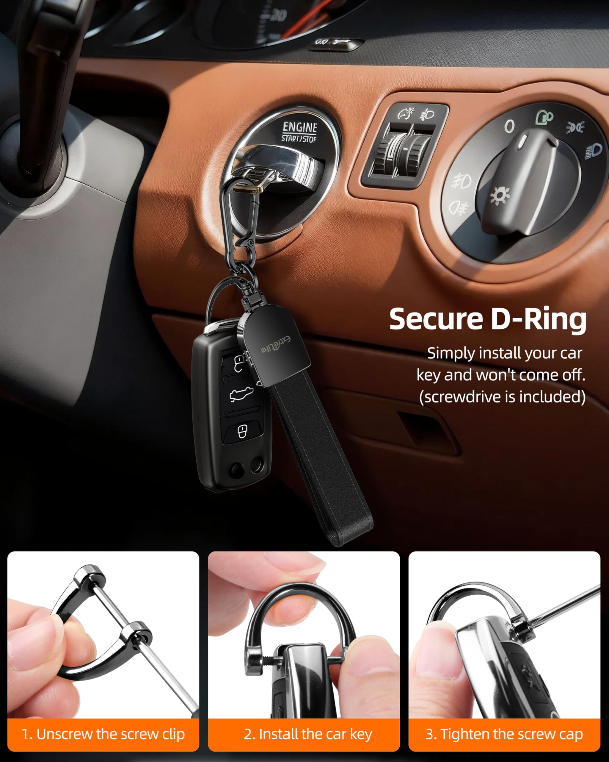 ExtreLife 100dB beep helps locate keys quickly.