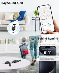 Durable ExtreLife keychain with rechargeable battery for long-lasting tracking.