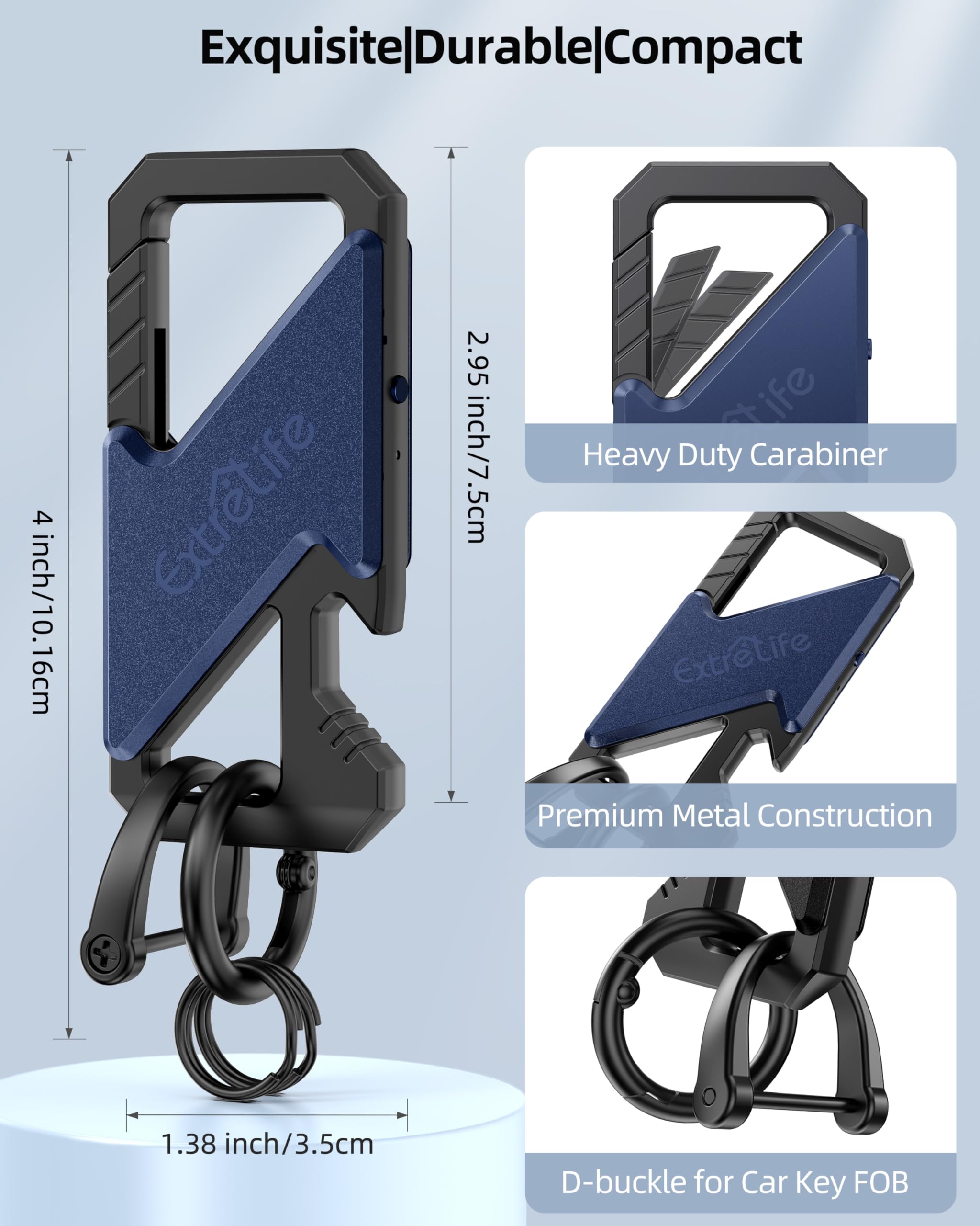 ExtreLife IP67 waterproof keychain withstands spills and splashes