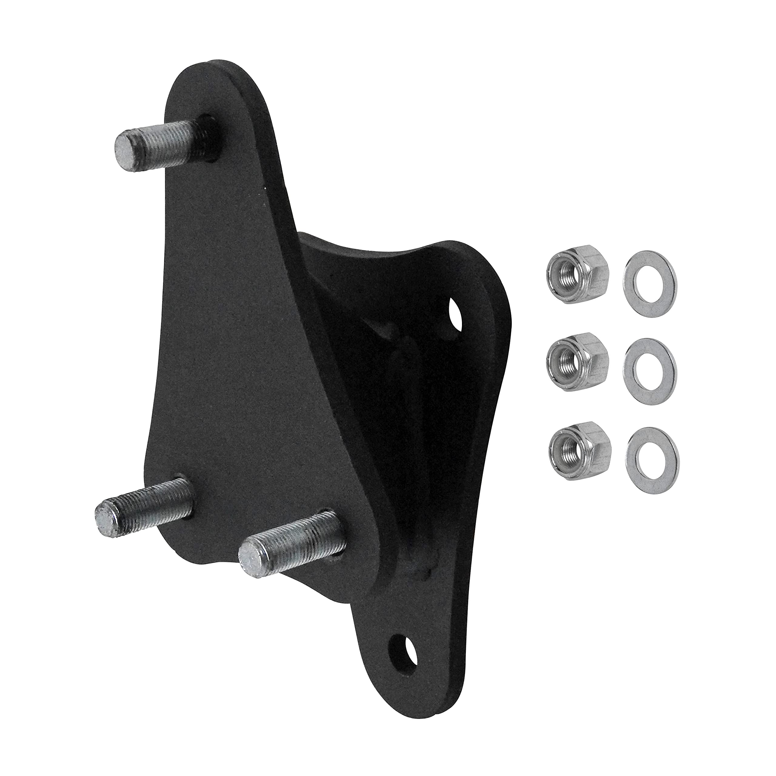 Extreme Max spare tire relocation bracket for Jeep Wrangler JK provides extended clearance for larger tires