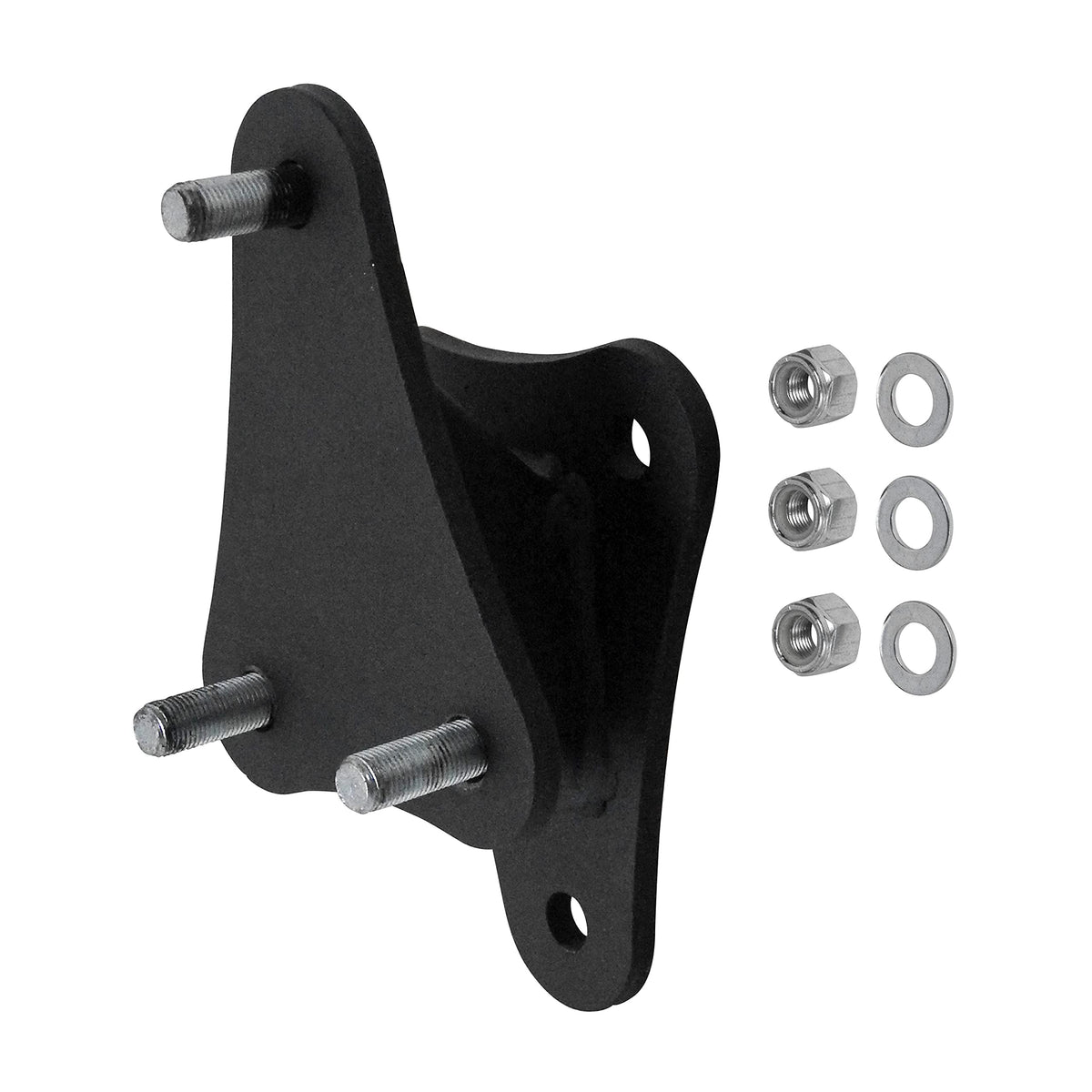 Extreme Max spare tire relocation bracket for Jeep Wrangler JK provides extended clearance for larger tires