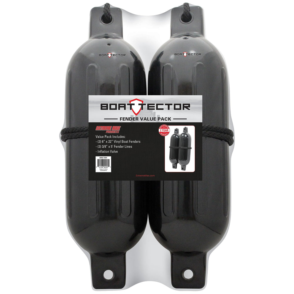 Extreme Max BoatTector inflation valve closeup shows easy needle valve control for precise pressure.