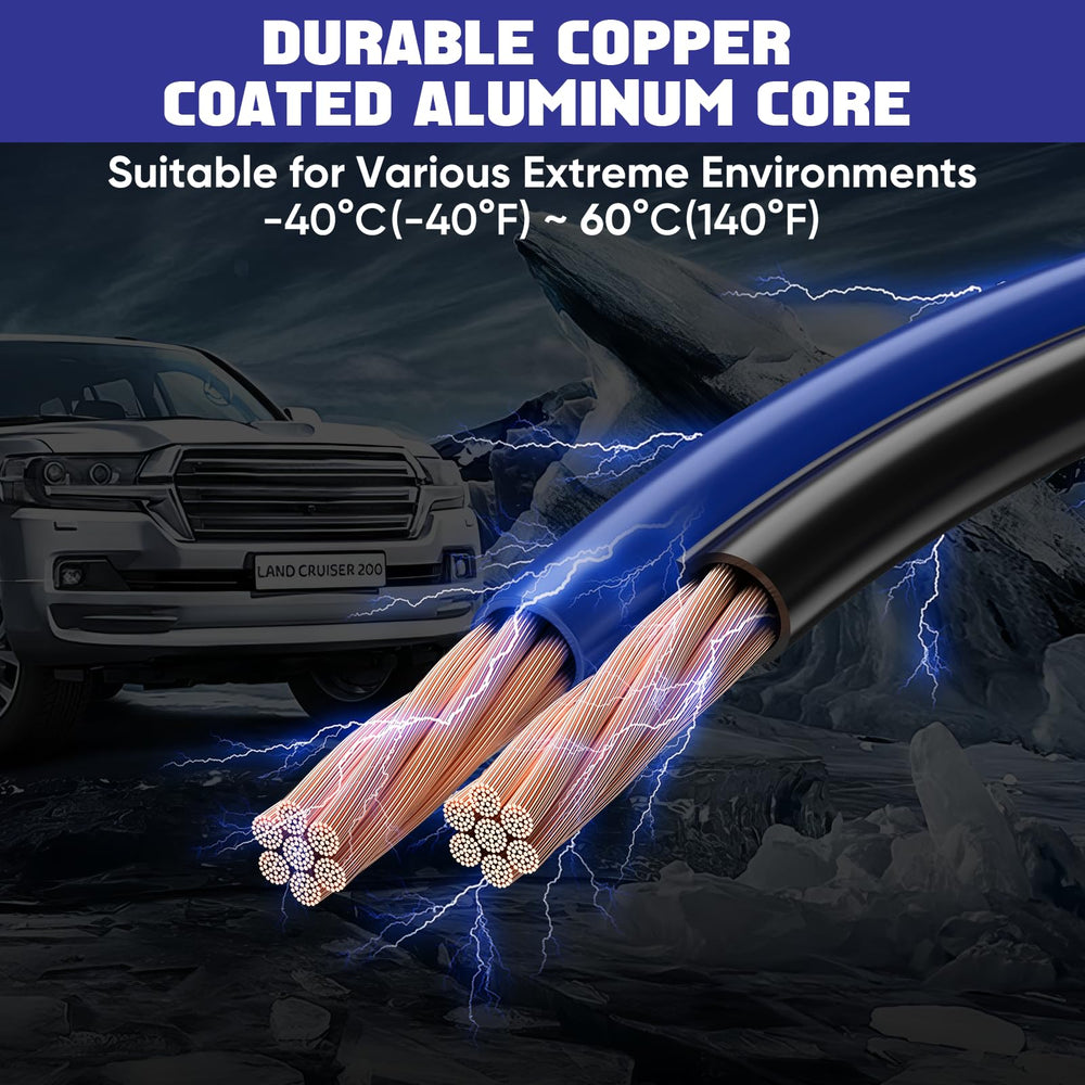 ExtreSpo 1500A cables stay flexible in cold weather for reliable starts
