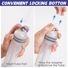 ExtreSpo transparent hose 3-8inch suits wide connections