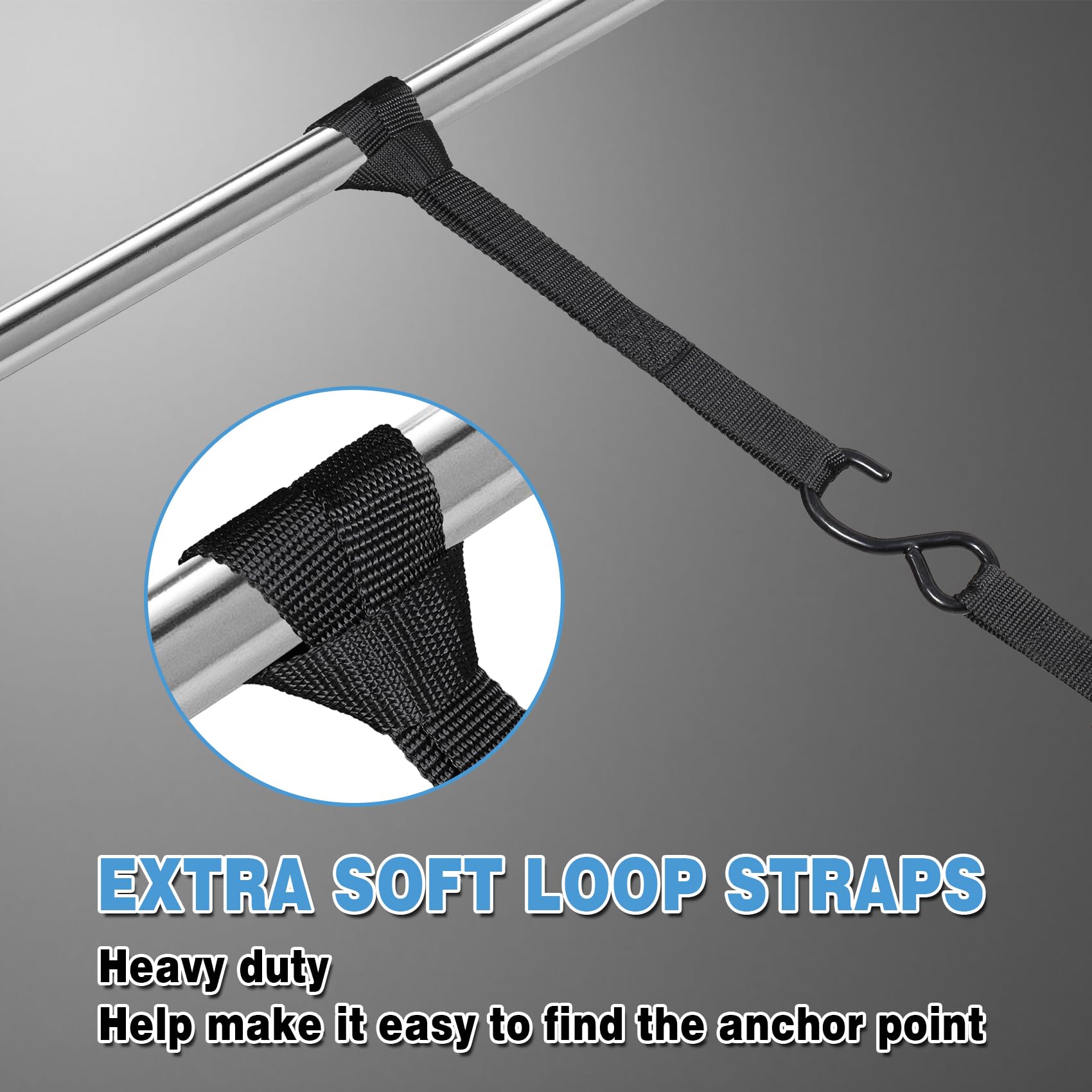 EXVITAL protective pad under cam buckle guards surfaces from scratches