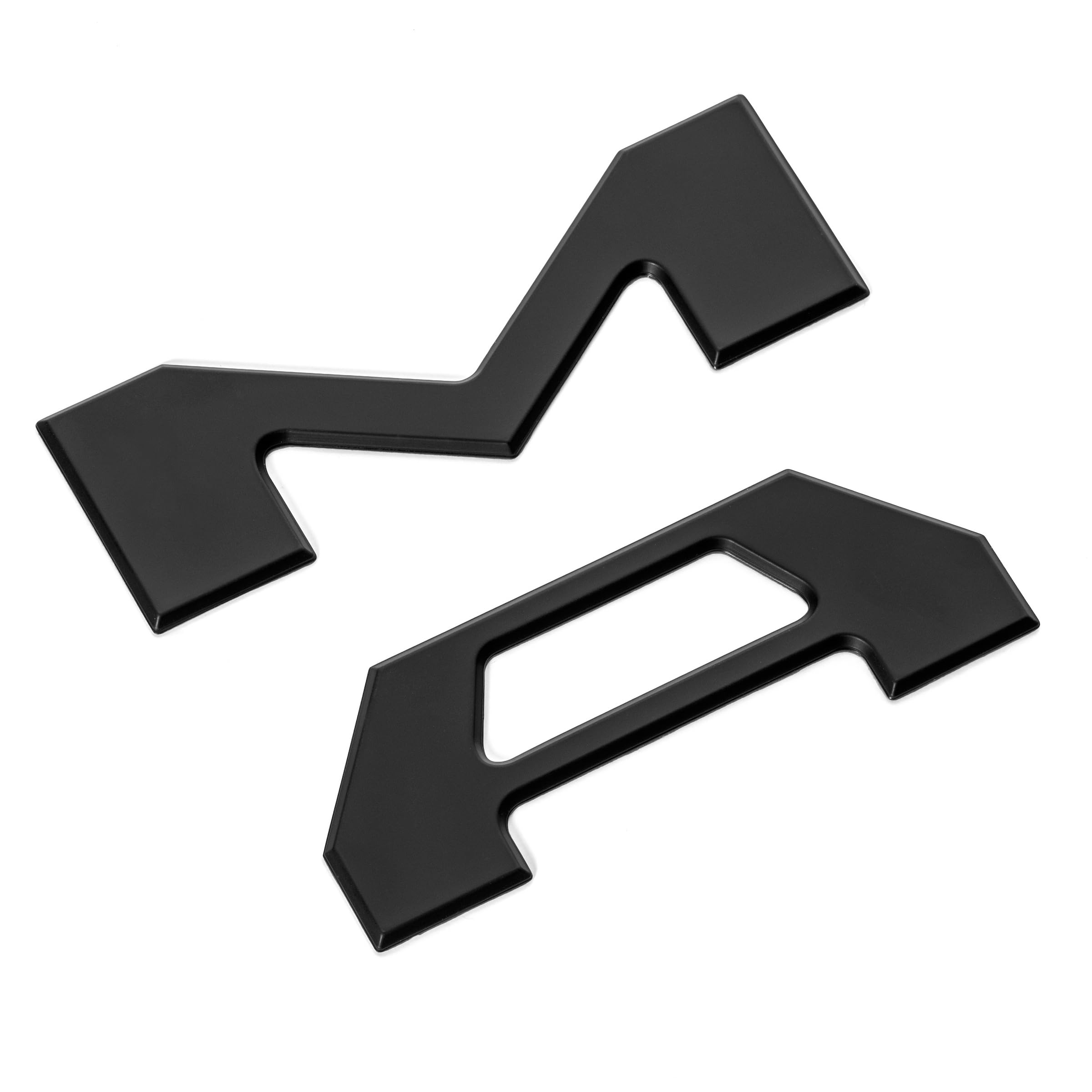 Pre-spaced letters on a clear carrier enable quick two-minute installation.