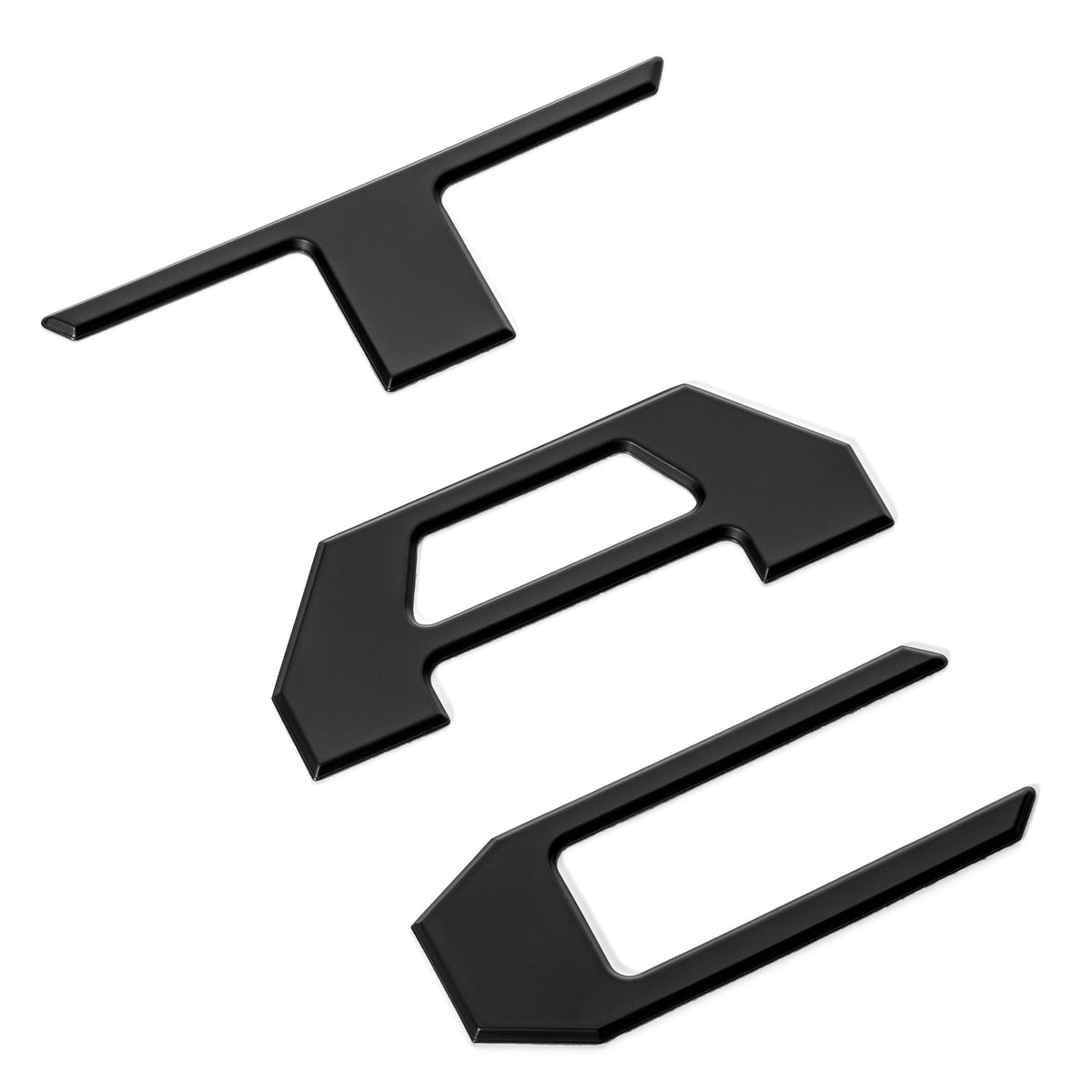 EyeCatcher tailgate letters on a 2024-2026 Tacoma with satin black finish for bold styling.