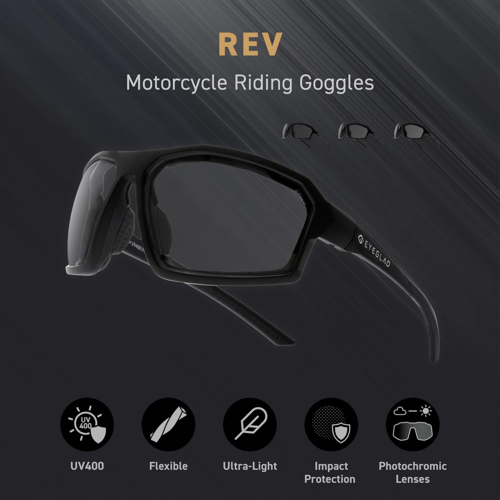 EYEGLAD REV Z87+ ergonomic nose pads and temple tips for comfort
