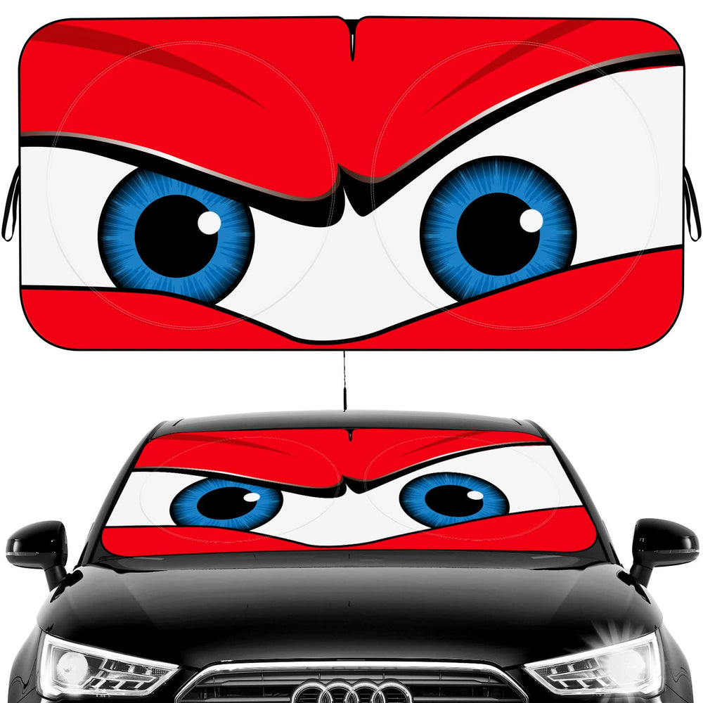 eygeufg Car Eyes Sun Shade front windshield 63-7x32 blocks heat for a cooler cabin