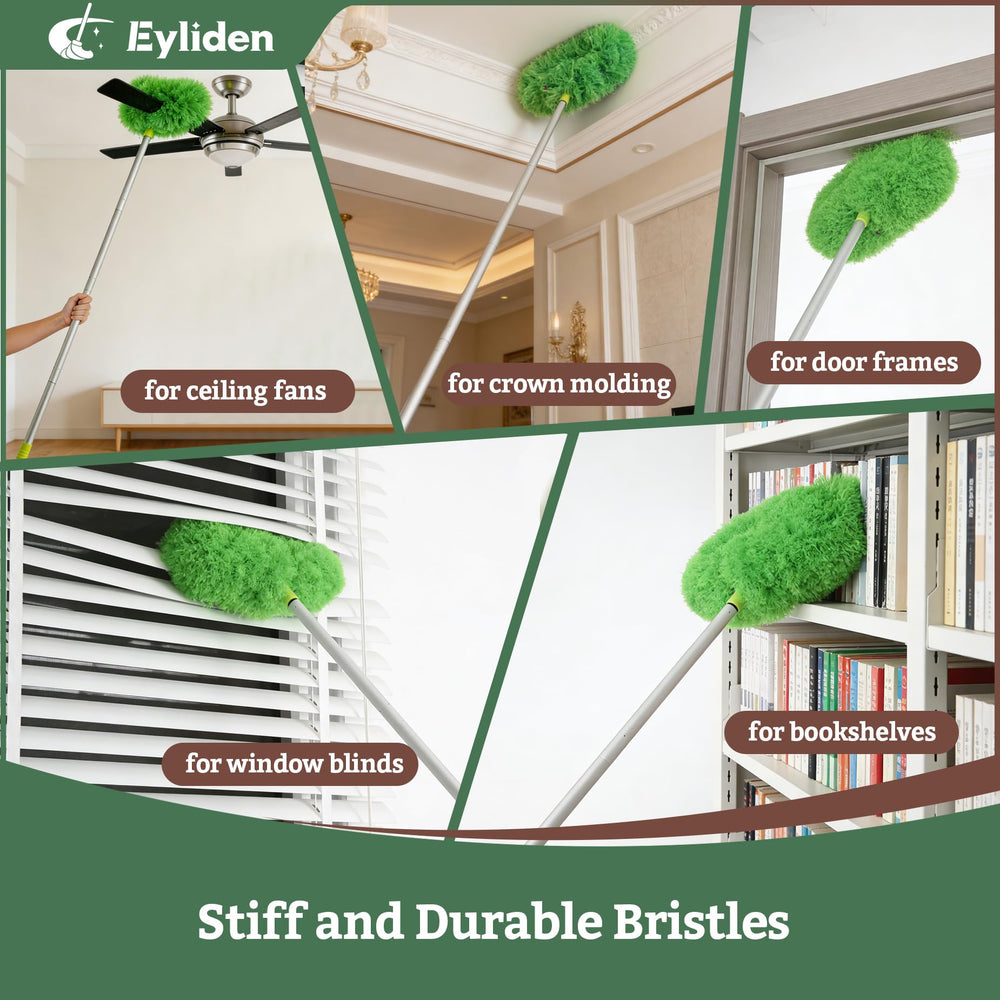 Eyliden 68-inch reach enables high-ceiling cleaning without a ladder