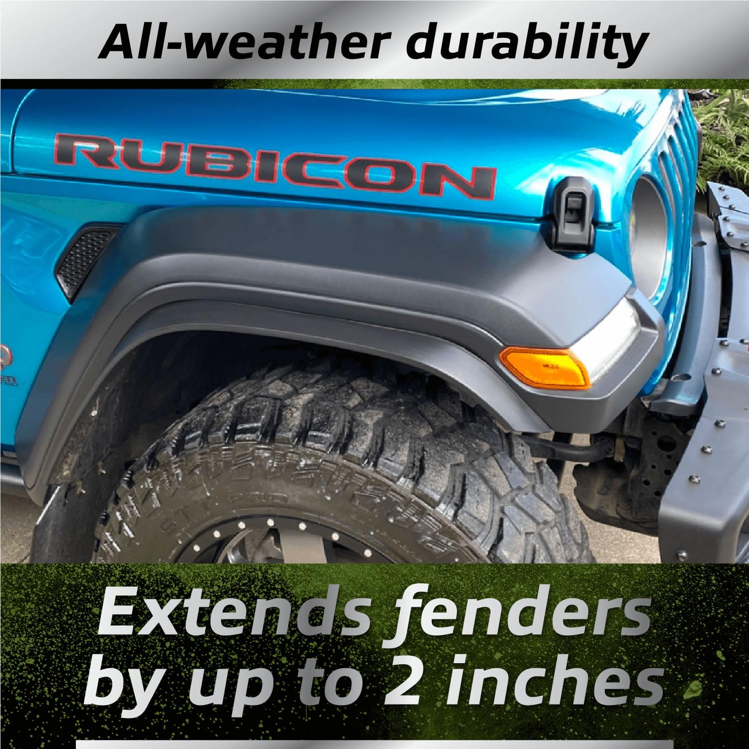 EZ Lip Flares XL 3M adhesive ensures strong hold in varied weather.