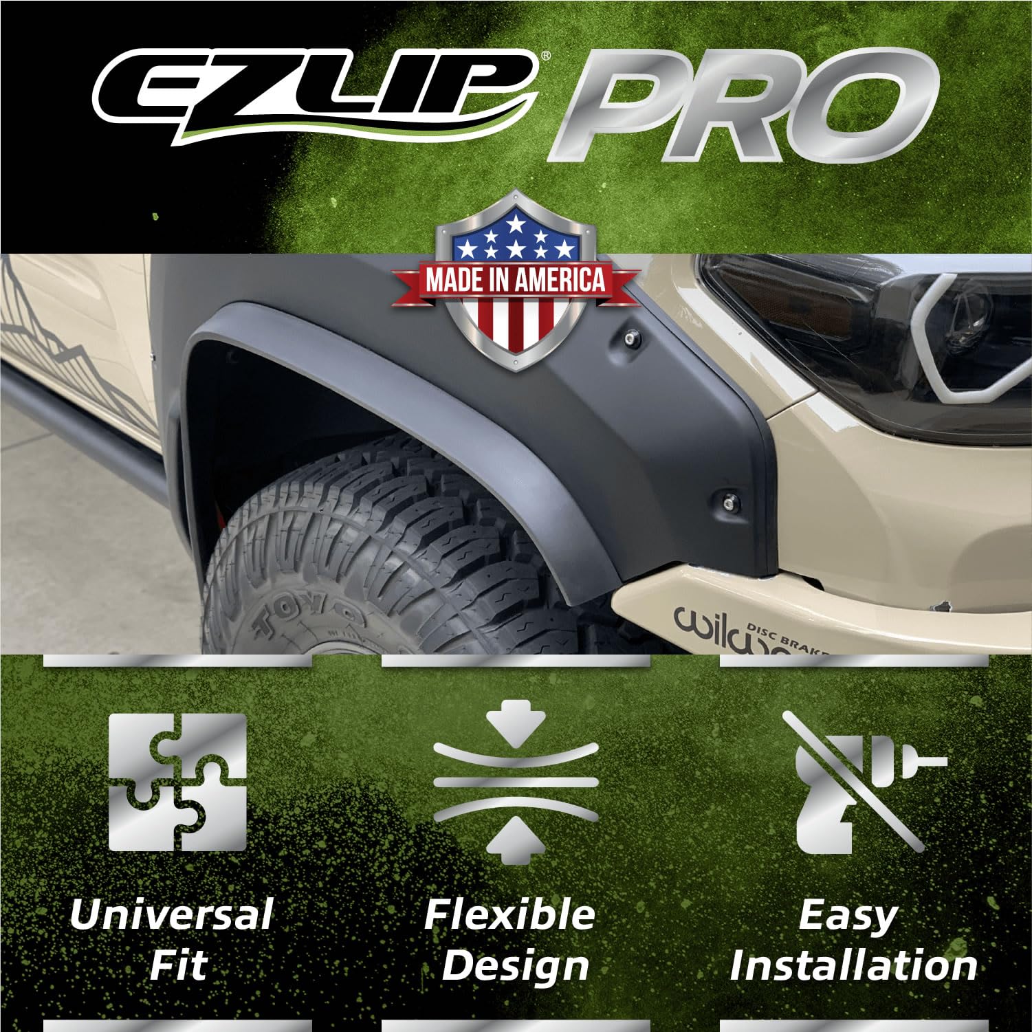 EZ Lip Flares XL with Dura-X foam material delivers durable protection on rough terrain.