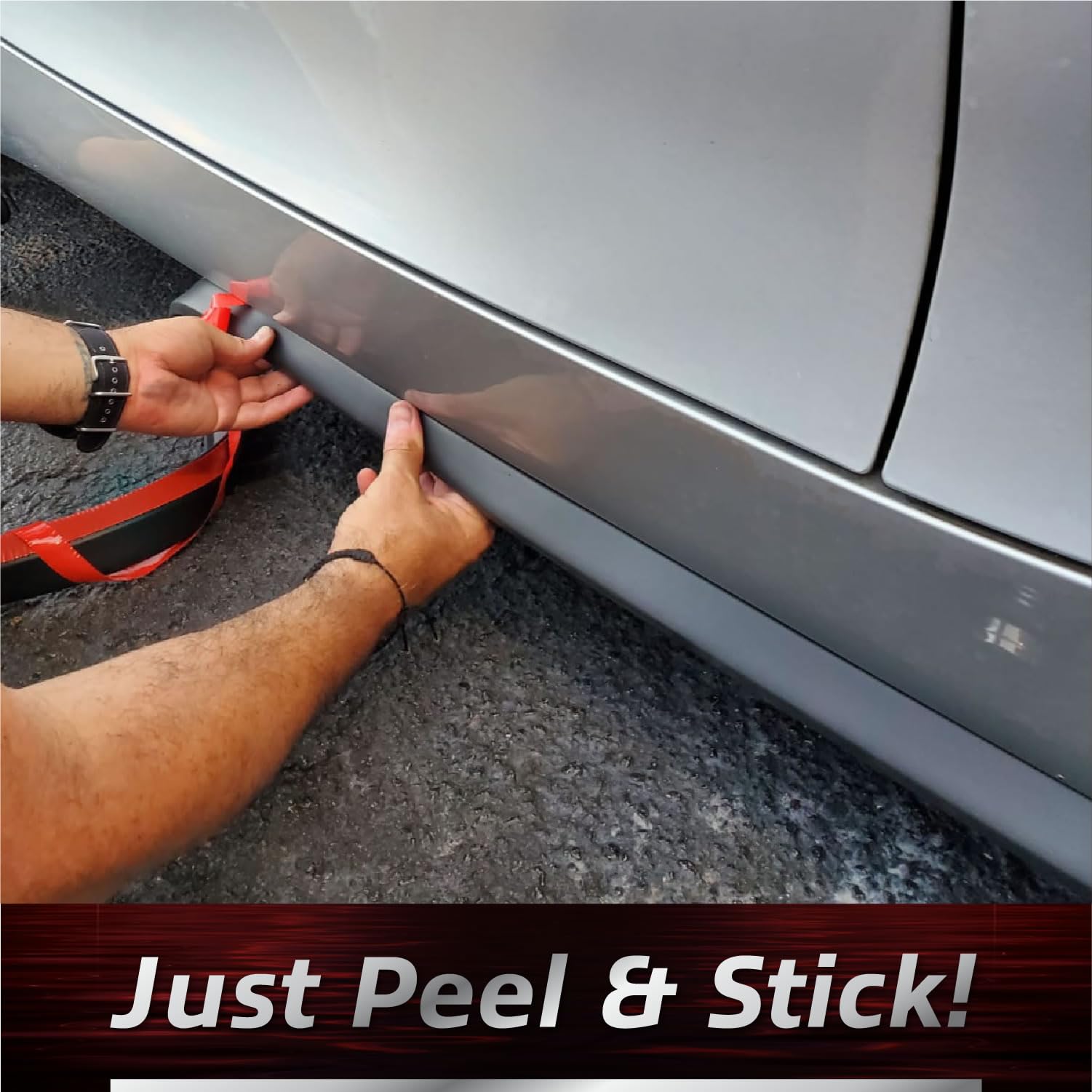 EZ Lip Front Splitter Pro flexible design adapting to vehicle contours