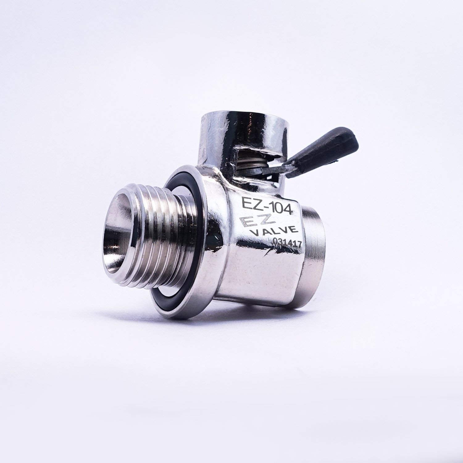 EZ Oil Drain Valve EZ-104 lever-action for quick, tool-free drainage