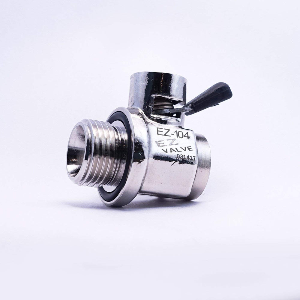 EZ Oil Drain Valve EZ-104 lever-action for quick, tool-free drainage