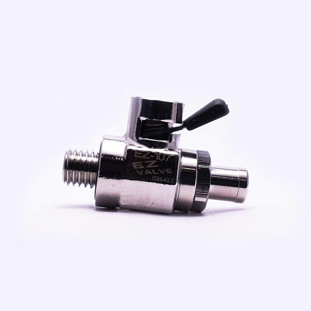 EZ Oil Drain Valve lever-action open for quick, mess-free oil changes.