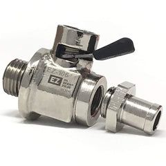 EZ Oil Drain Valve lever in operation for quick oil changes