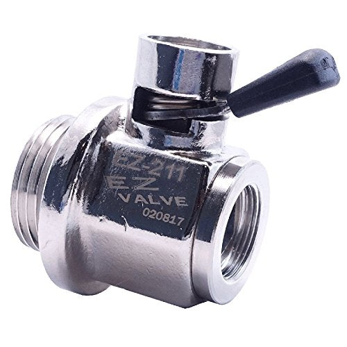 EZ Oil Drain Valve with removable hose ends solves clearance issues.