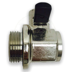 EZ Oil Drain Valve silver 27mm thread for easy oil changes