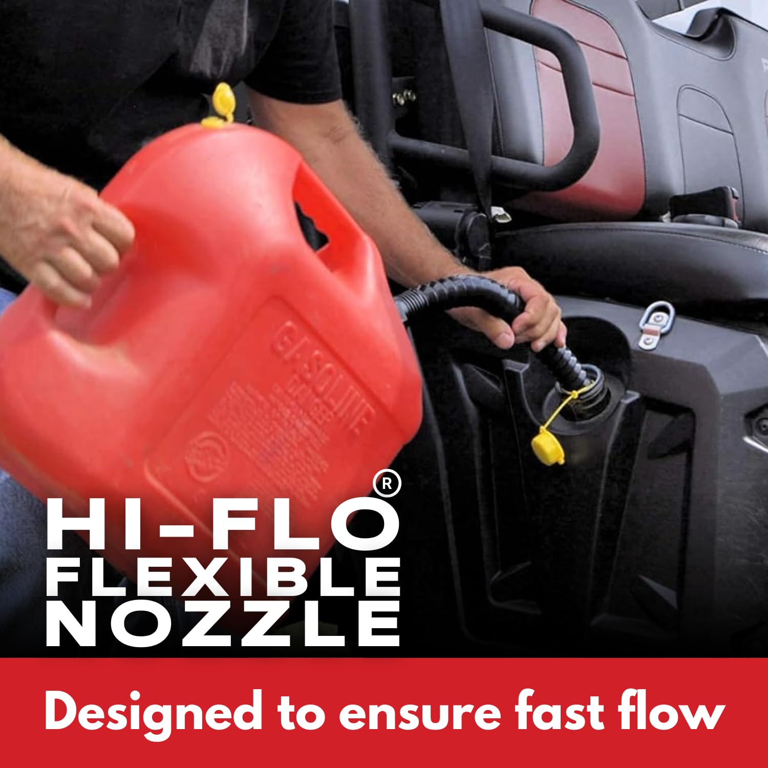 EZ-POUR base caps provide secure storage and safe transport.