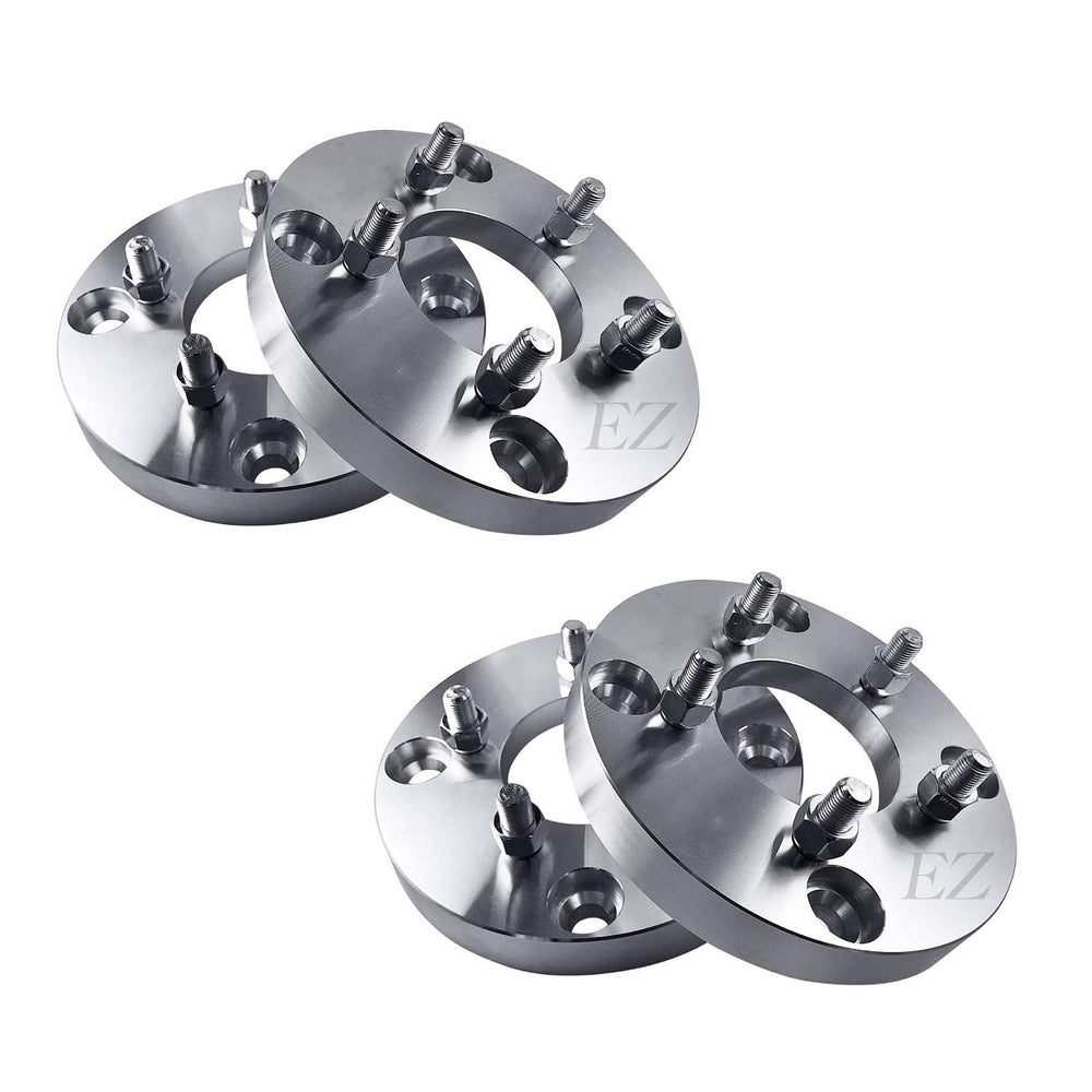 ezaccessory front view wheel adapter with Polaris rims for secure fit.