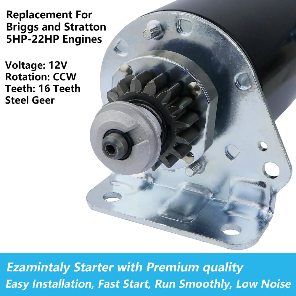 Ezamintaly starter steel gear 12V CCW 16T highlights broad compatibility