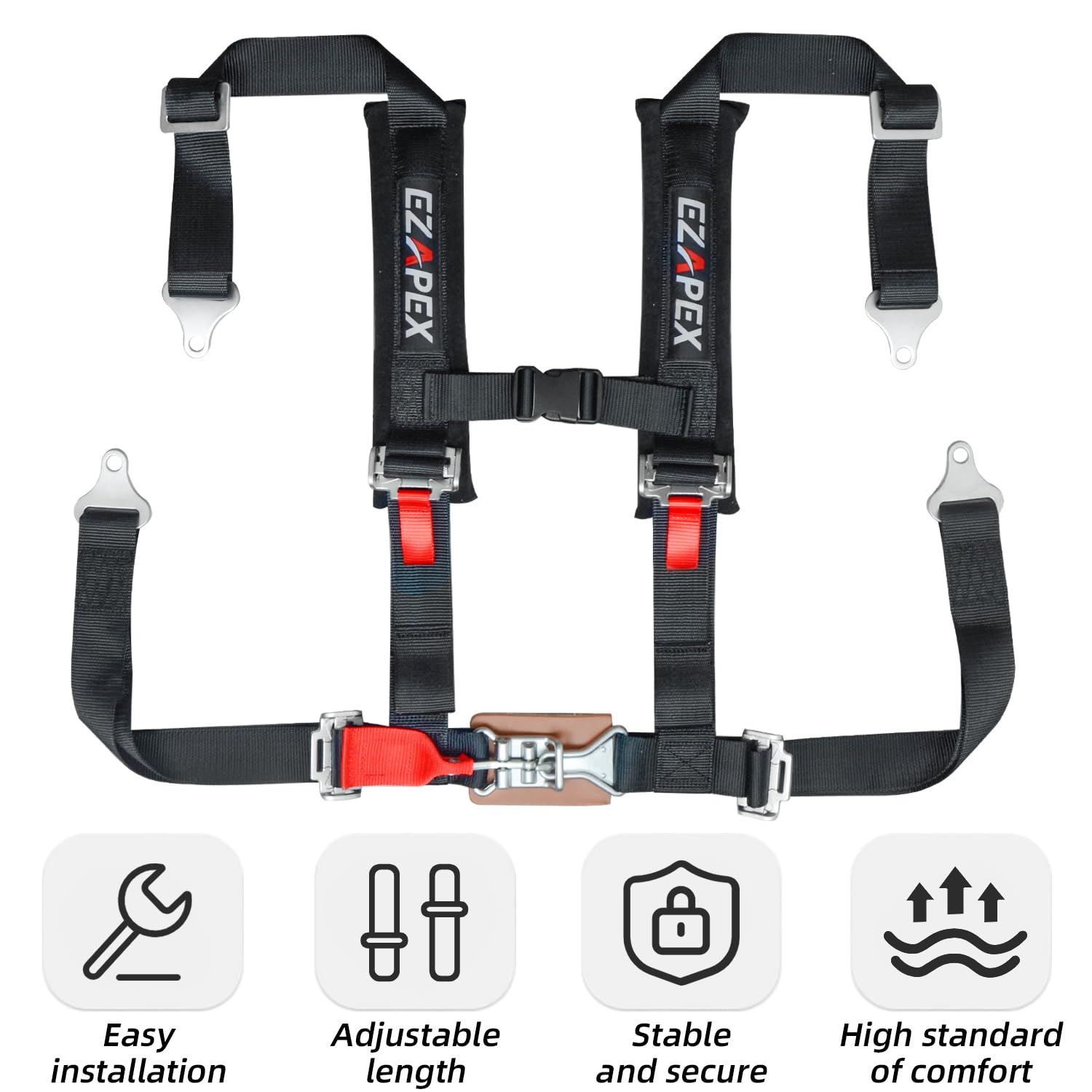 EZAPEX 2-inch wide webbing highlighting durability and strength.