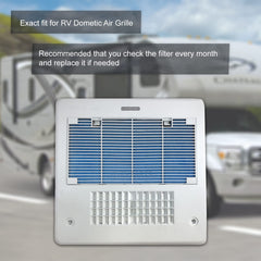 Ezatrading MERV-8 RV filter captures dust for cleaner cabin air